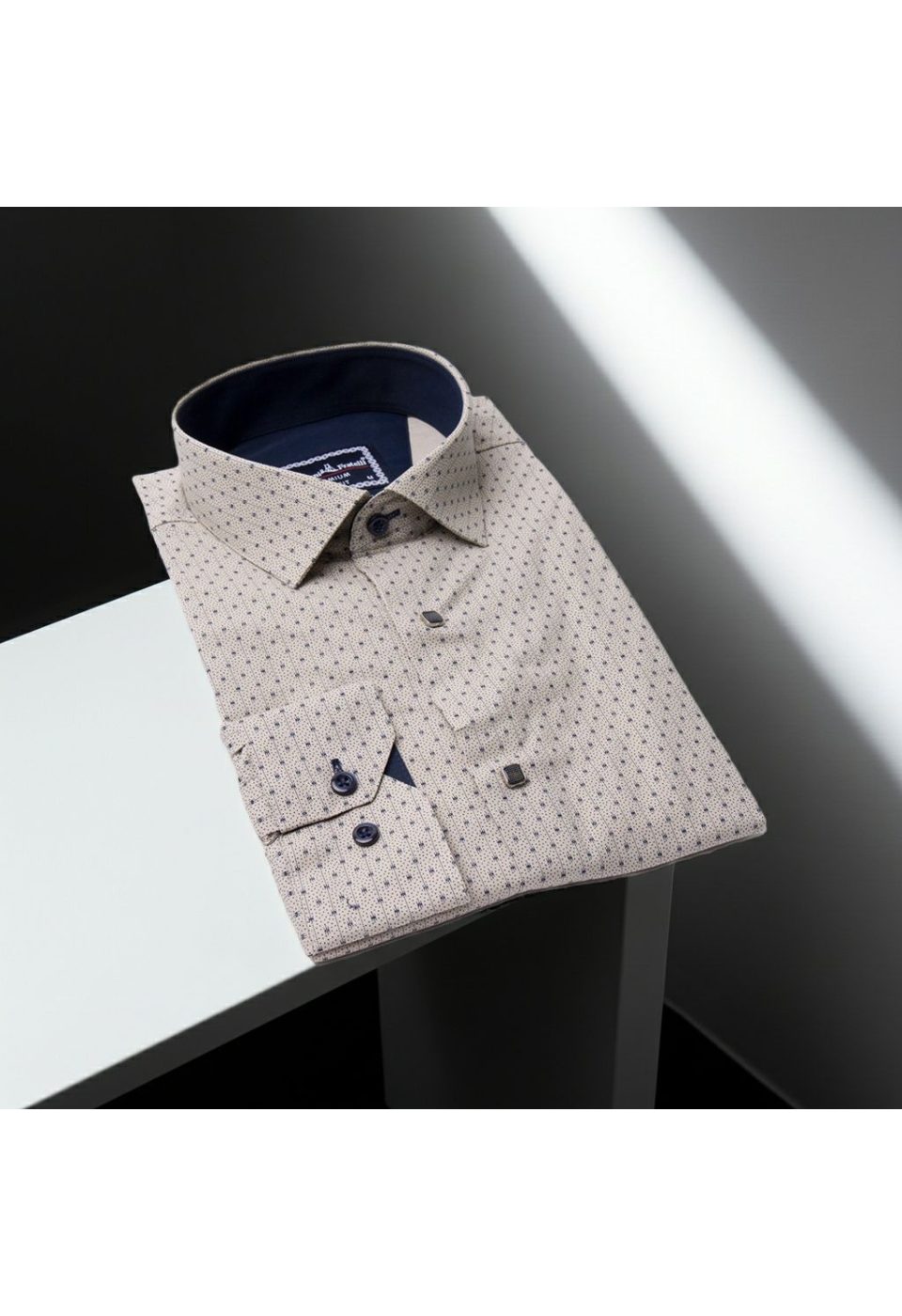 1204 CR 014 Slim Fit Uzun Kol Desenli Erkek Gömlek 3GMK331204014 - Giovanni Fratelli