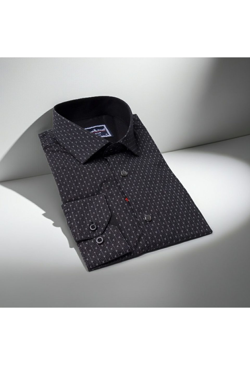Slim Fit Uzun Kol Desenli Erkek Gömlek 3GMK331204015 - Giovanni Fratelli