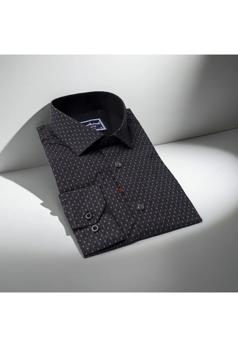 Slim Fit Uzun Kol Desenli Erkek Gömlek 3GMK331204015 - Giovanni Fratelli