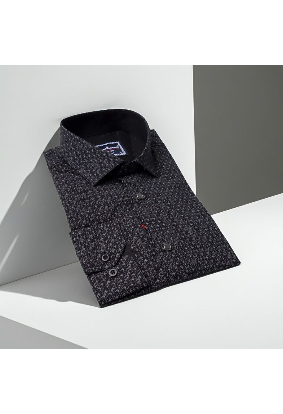 Slim Fit Uzun Kol Desenli Erkek Gömlek 3GMK331204015 - Giovanni Fratelli