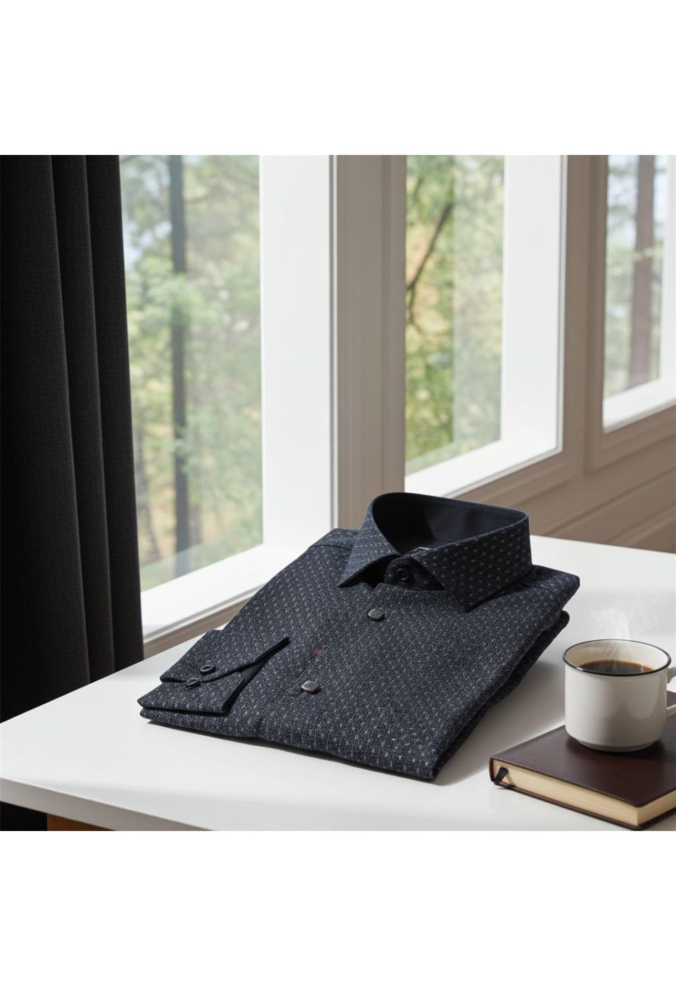Slim Fit Uzun Kol Desenli Erkek Gömlek 3GMK331204015 - Giovanni Fratelli