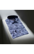 Slim Fit Uzun Kol Desenli Erkek Gömlek 3GMK311207003