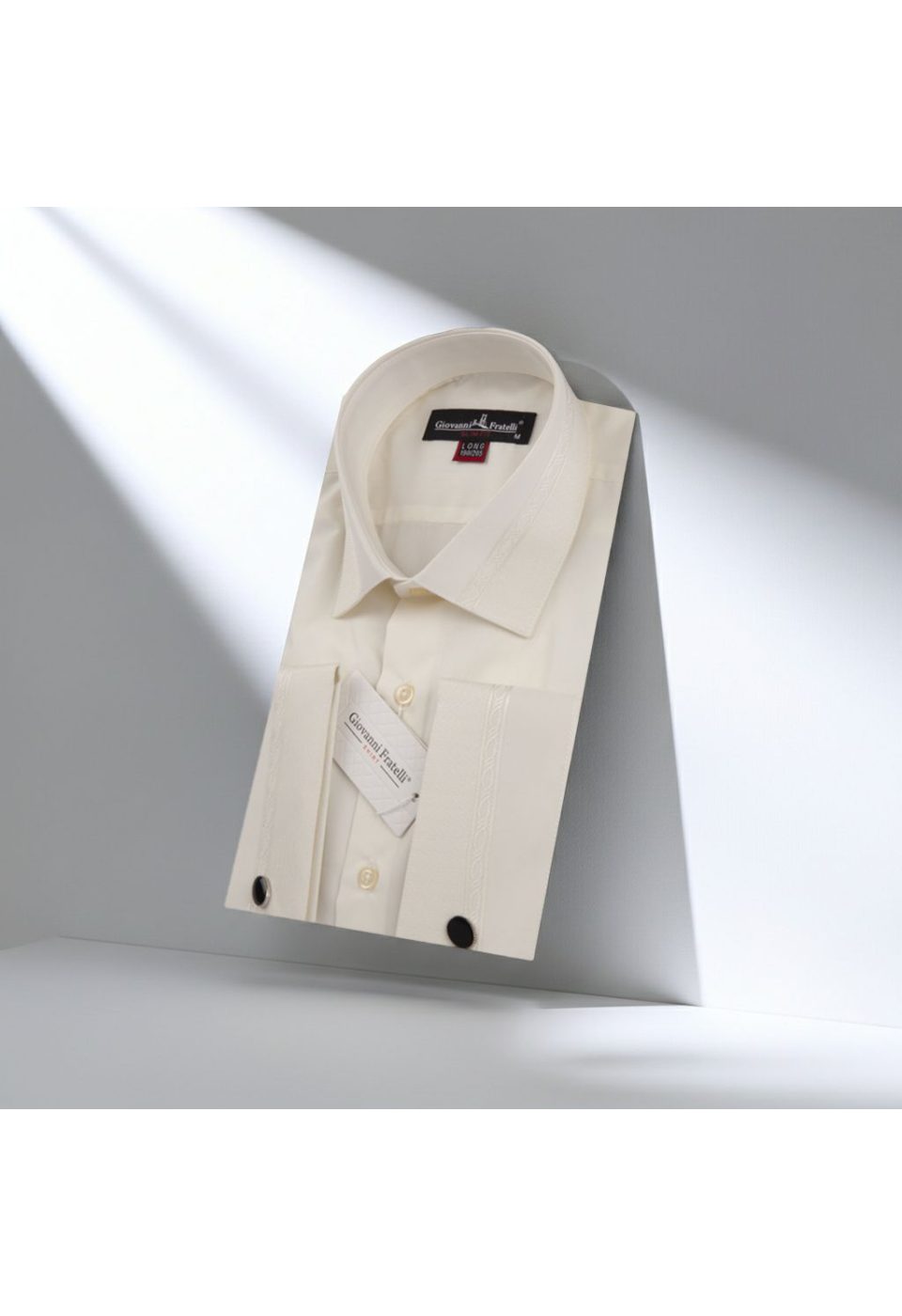 1207 CR D 8 DROP 002 8 Drop Slim Fit Uzun Kol Double Manşet Düz Renk Erkek Gömlek 3GMK331207002 - Giovanni Fratelli