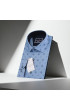 Slim Fit Uzun Kol Desenli Erkek Gömlek 3GMK311208002