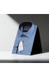Slim Fit Uzun Kol Desenli Erkek Gömlek 3GMK311208003