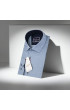 Slim Fit Uzun Kol Desenli Erkek Gömlek 3GMK321212002