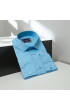 Slim Fit Saten Uzun Kol Universal Manşet Düz Renk Erkek Gömlek 3GMK321213003