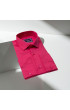 Slim Fit Saten Uzun Kol Universal Manşet Düz Renk Erkek Gömlek 3GMK321213008