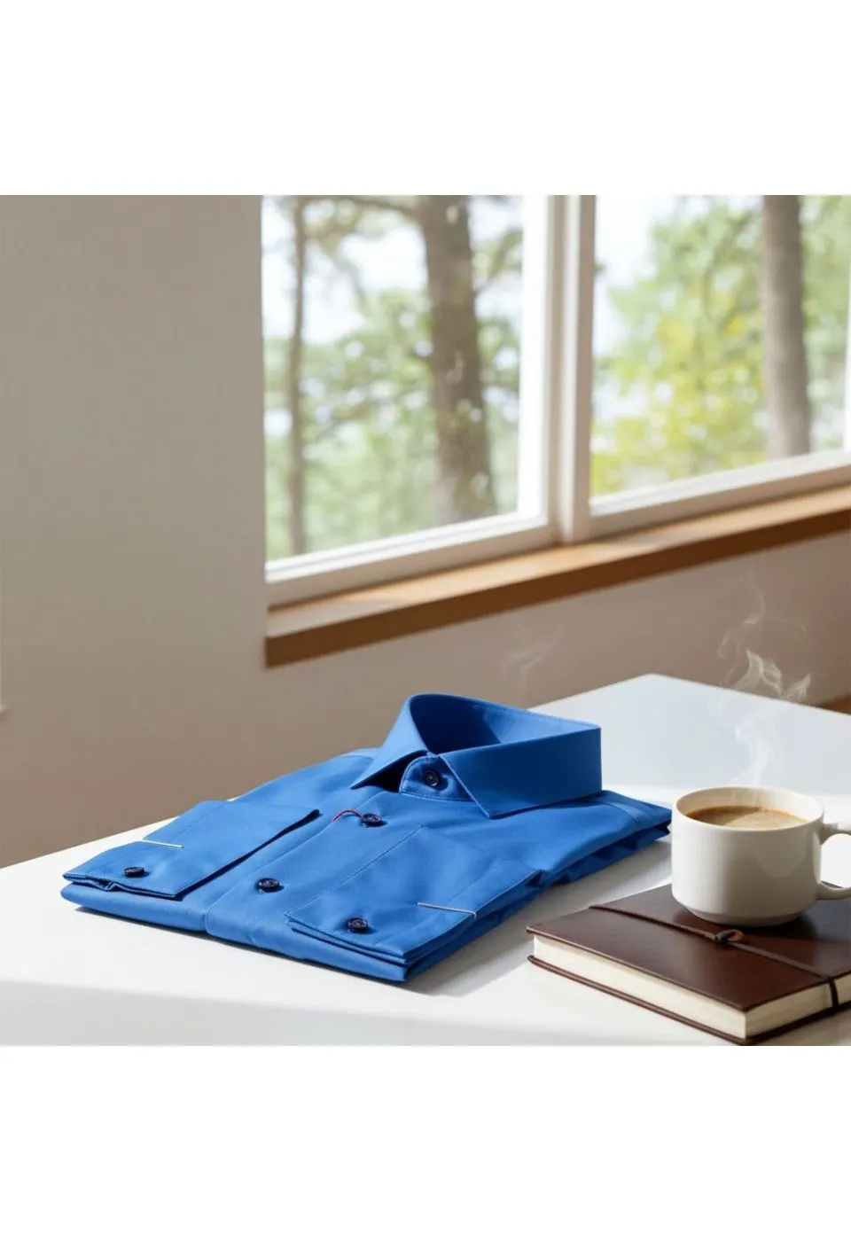 Slim Fit Saten Uzun Kol Universal Manşet Düz Renk Erkek Gömlek 3GMK321213010 - Giovanni Fratelli