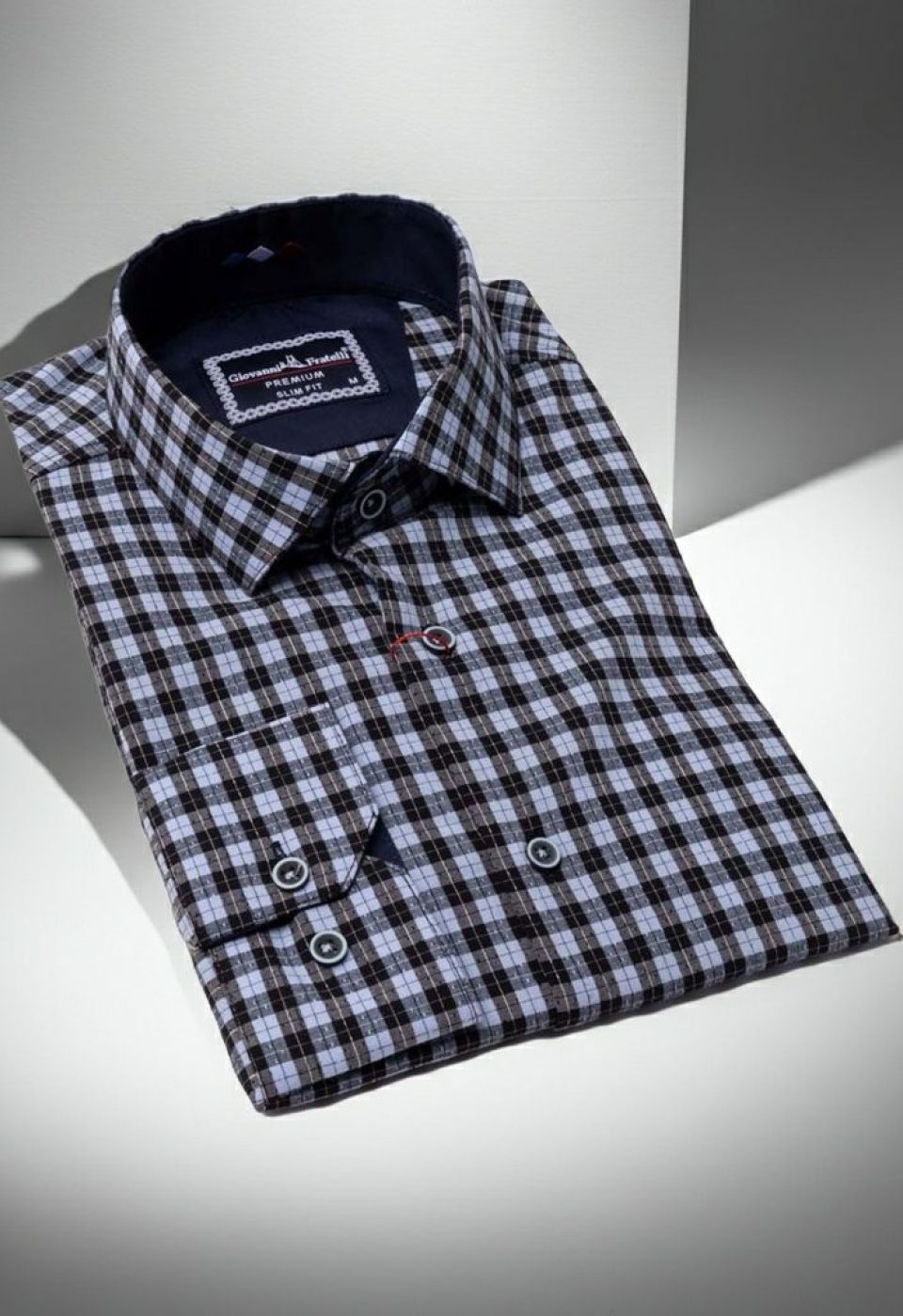 Slim Fit Uzun Kol Desenli Erkek Gömlek 3GMK331220007 Slim Fit Uzun Kol Desenli Erkek Gömlek 3GMK331220007