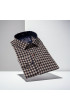 Slim Fit Uzun Kol Desenli Erkek Gömlek 3GMK331220008
