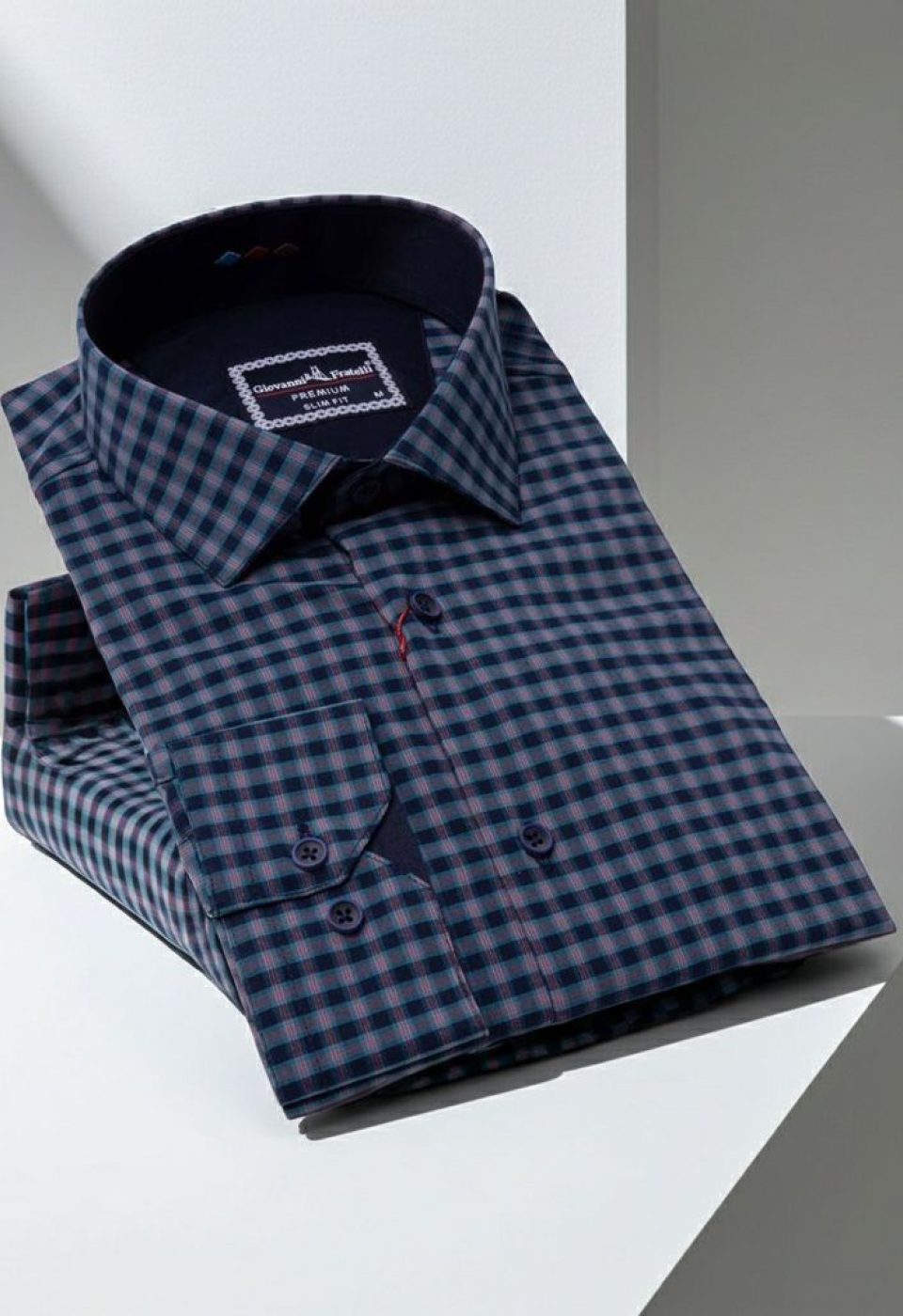 Slim Fit Uzun Kol Desenli Erkek Gömlek 3GMK331220009 Slim Fit Uzun Kol Desenli Erkek Gömlek 3GMK331220009