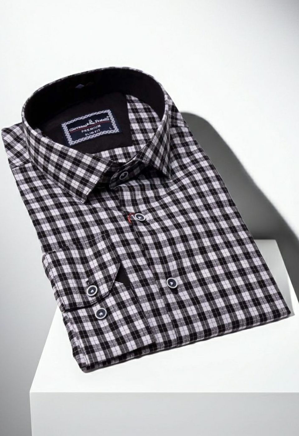 Slim Fit Uzun Kol Desenli Erkek Gömlek 3GMK331220010 Slim Fit Uzun Kol Desenli Erkek Gömlek 3GMK331220010