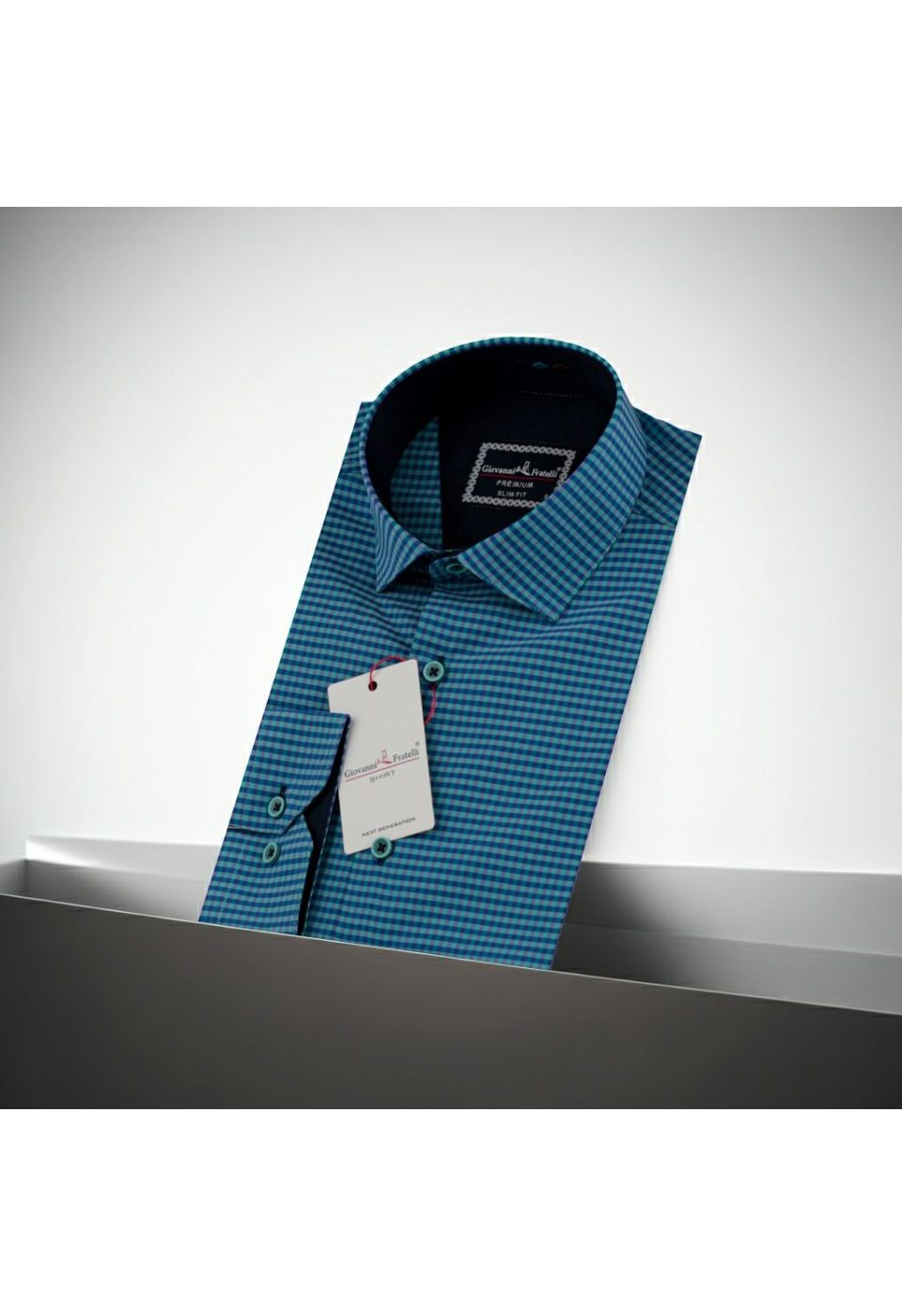 Slim Fit Uzun Kol Desenli Erkek Gömlek 3GMK331220013 - Giovanni Fratelli