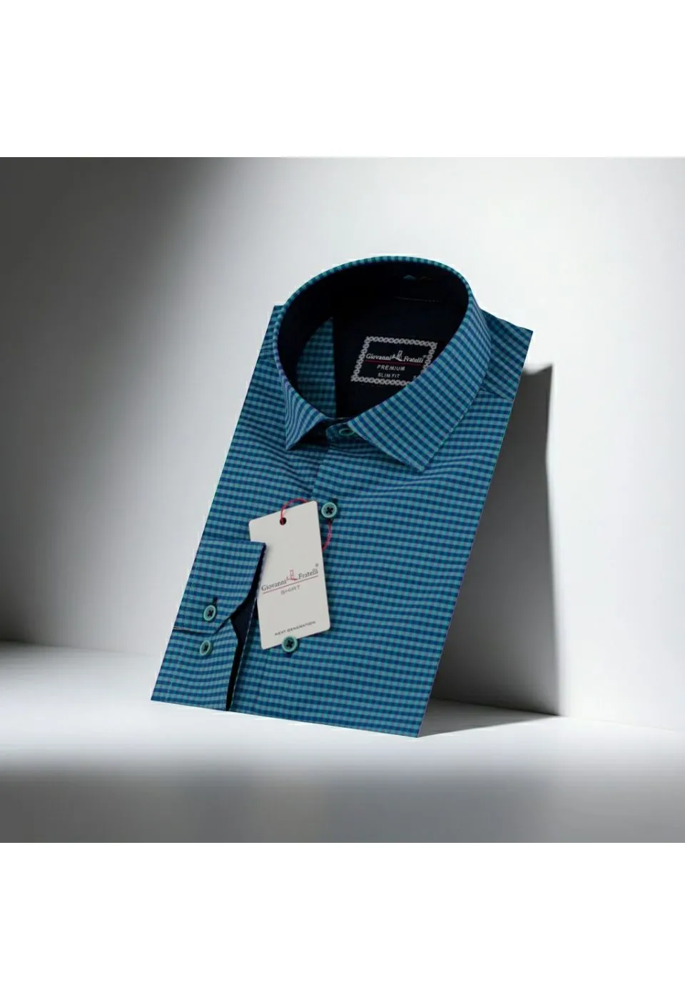 Slim Fit Uzun Kol Desenli Erkek Gömlek 3GMK331220013 - Giovanni Fratelli