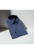 Slim Fit Uzun Kol Desenli Erkek Gömlek 3GMK331220015