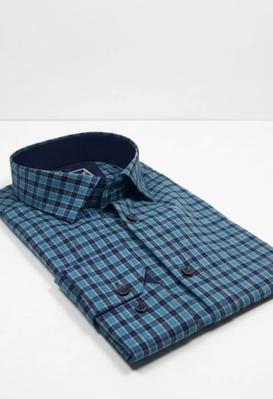 Slim Fit Uzun Kol Desenli Erkek Gömlek 3GMK321221001 - Giovanni Fratelli
