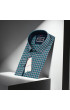 Slim Fit Uzun Kol Desenli Erkek Gömlek 3GMK321221005