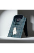 Slim Fit Uzun Kol Desenli Erkek Gömlek 3GMK321221009