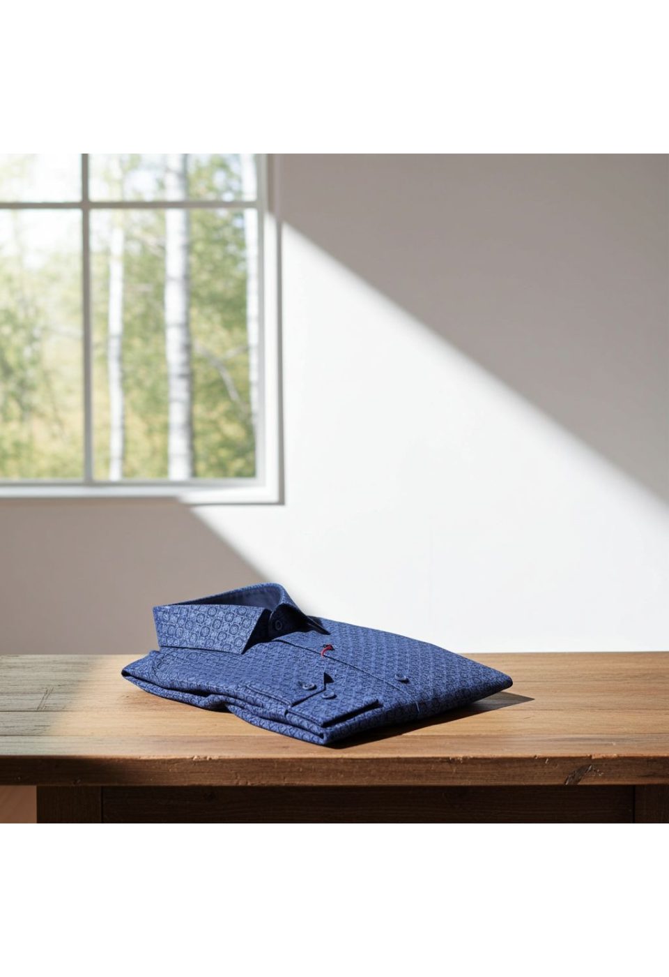 Slim Fit Uzun Kol Desenli Erkek Gömlek 3GMK321224006 - Giovanni Fratelli