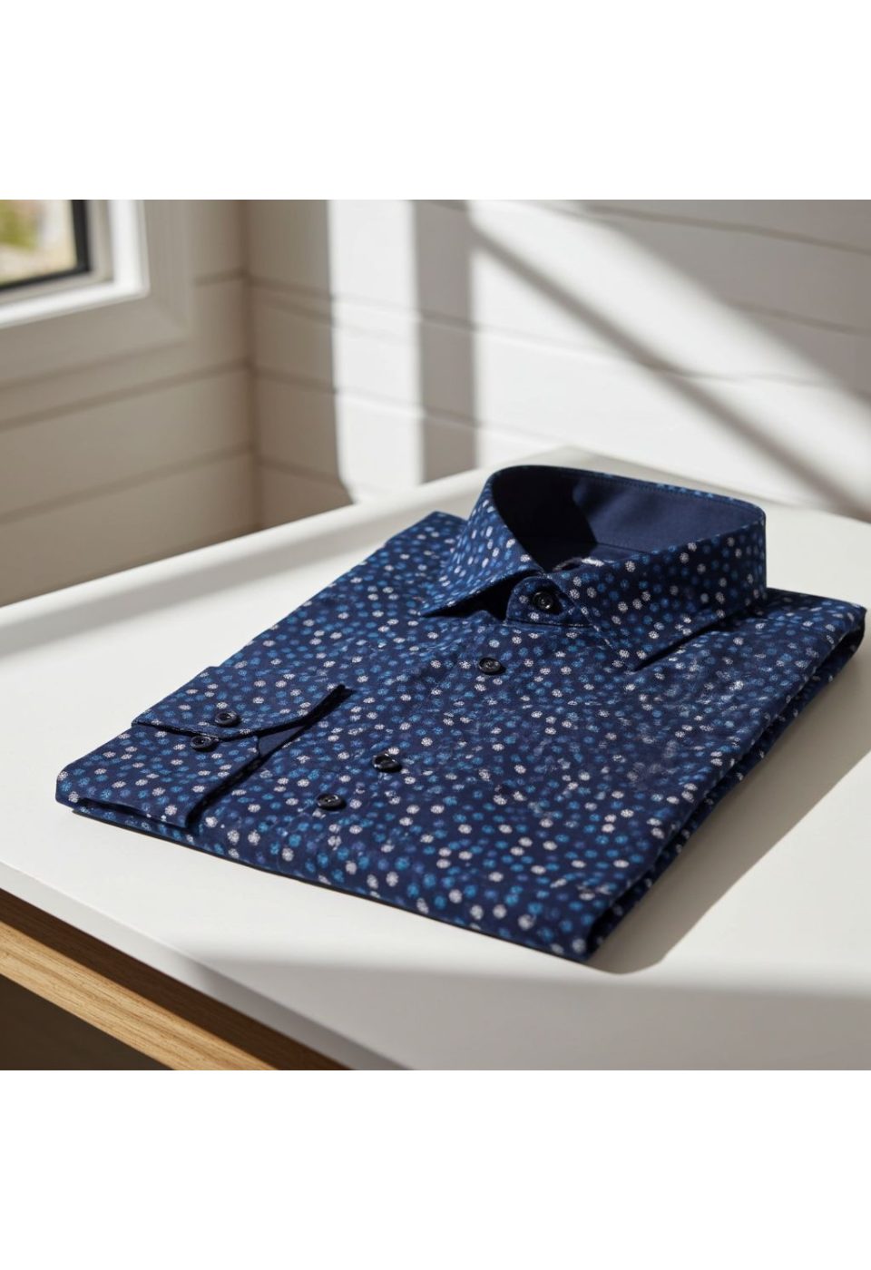 Slim Fit Uzun Kol Desenli Erkek Gömlek 3GMK321227007 - Giovanni Fratelli