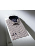 Slim Fit Uzun Kol Desenli Erkek Gömlek 3GMK321228002