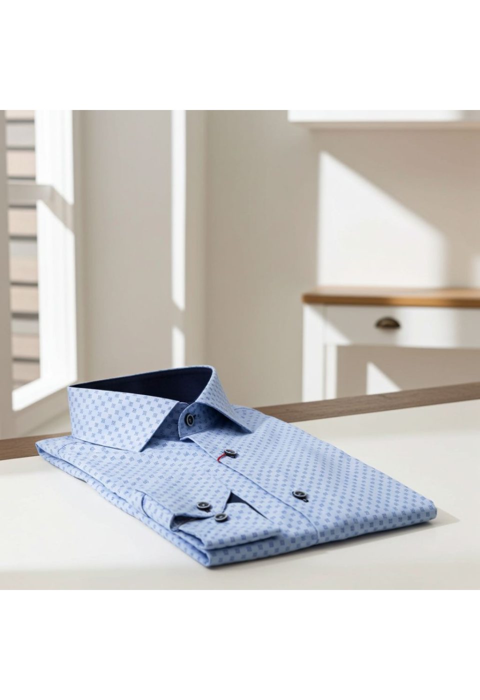 Slim Fit Uzun Kol Desenli Erkek Gömlek 3GMK321229004 - Giovanni Fratelli