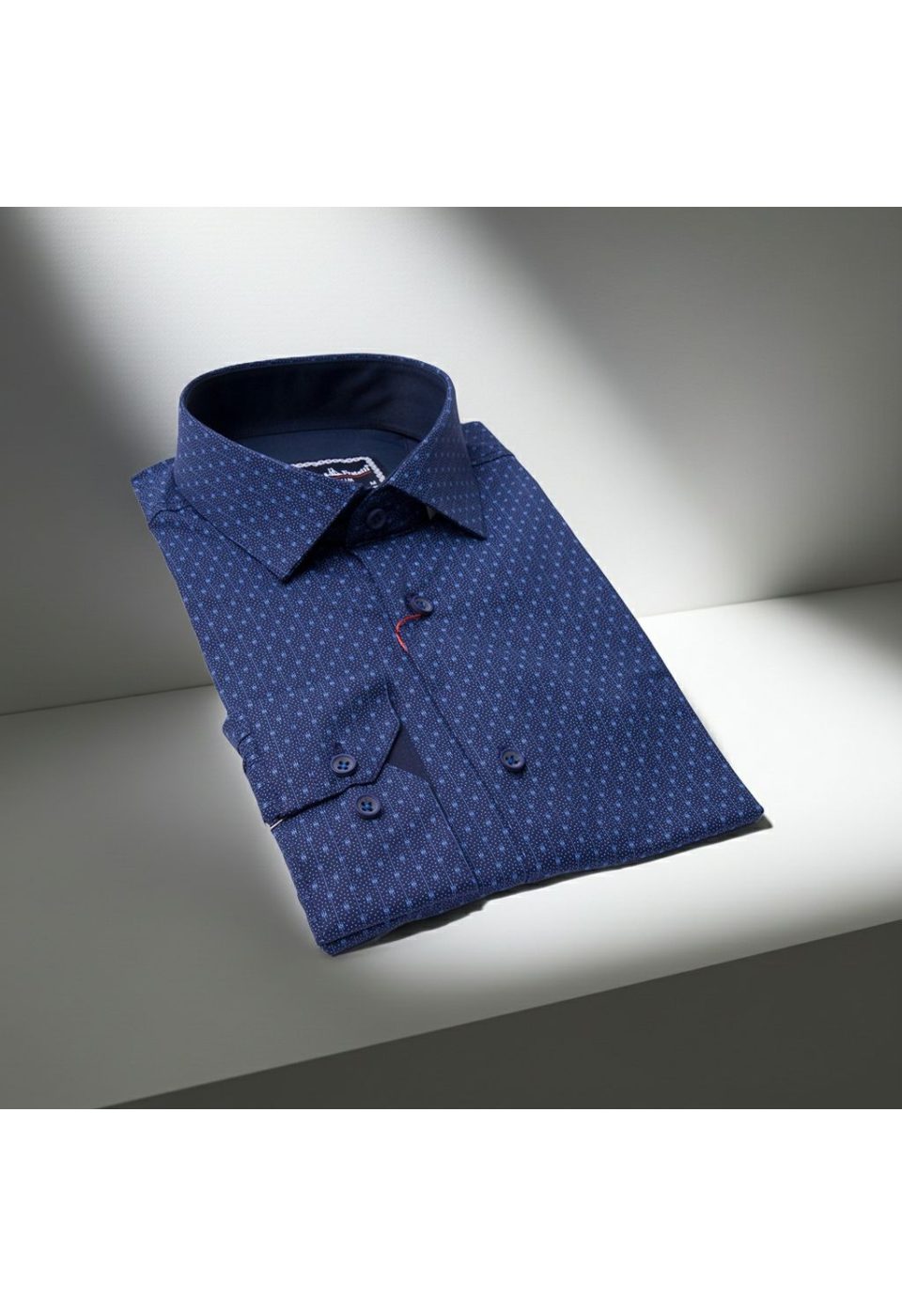 Slim Fit Uzun Kol Desenli Erkek Gömlek 3GMK321239008 - Giovanni Fratelli