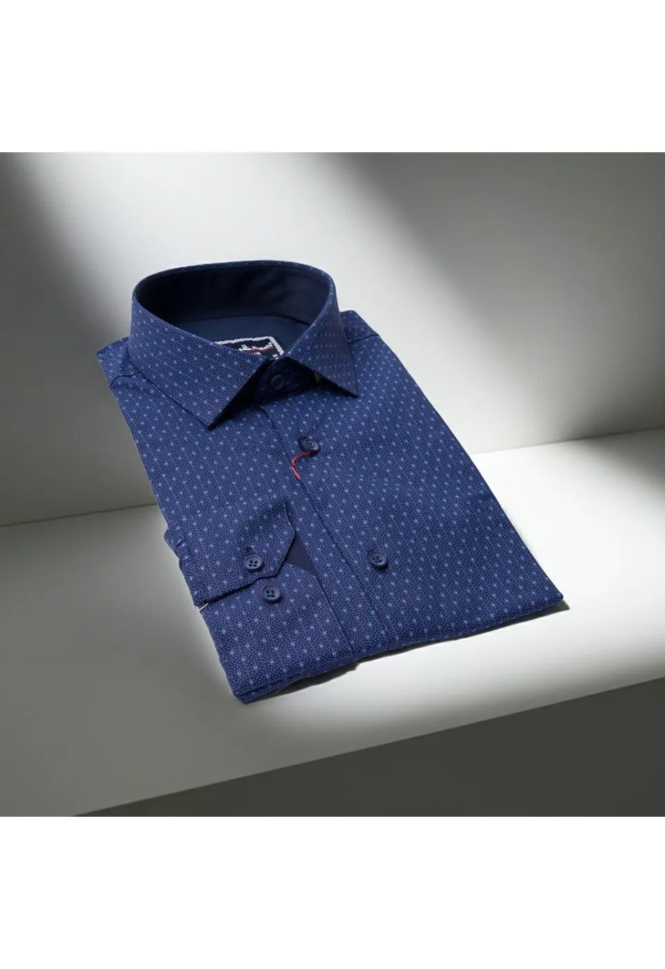 Slim Fit Uzun Kol Desenli Erkek Gömlek 3GMK321239008 - Giovanni Fratelli