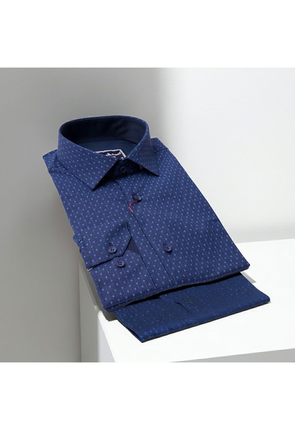 Slim Fit Uzun Kol Desenli Erkek Gömlek 3GMK321239008 - Giovanni Fratelli
