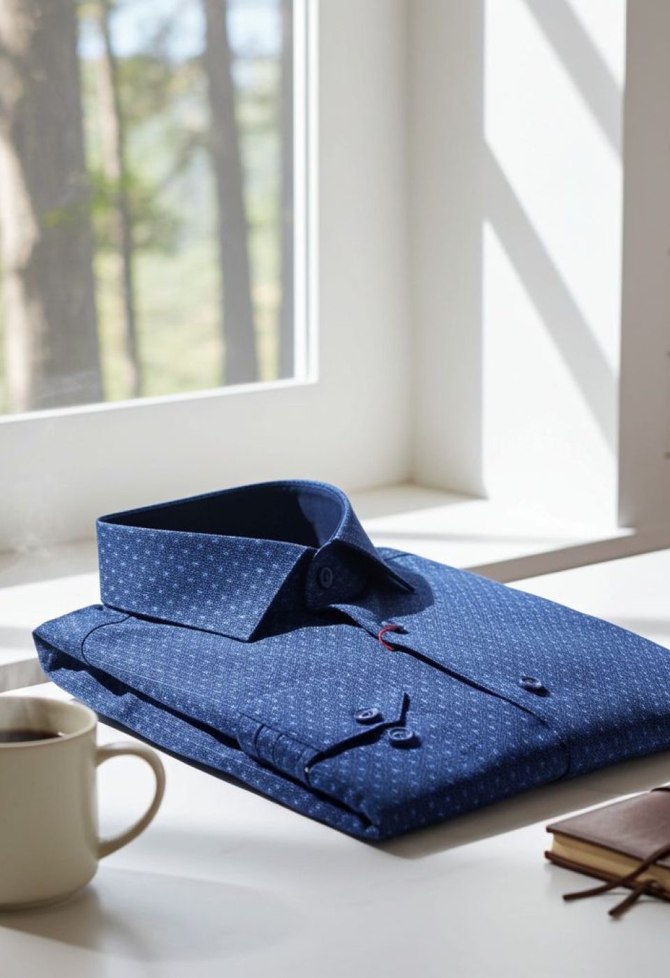 Slim Fit Uzun Kol Desenli Erkek Gömlek 3GMK321239008 - Giovanni Fratelli
