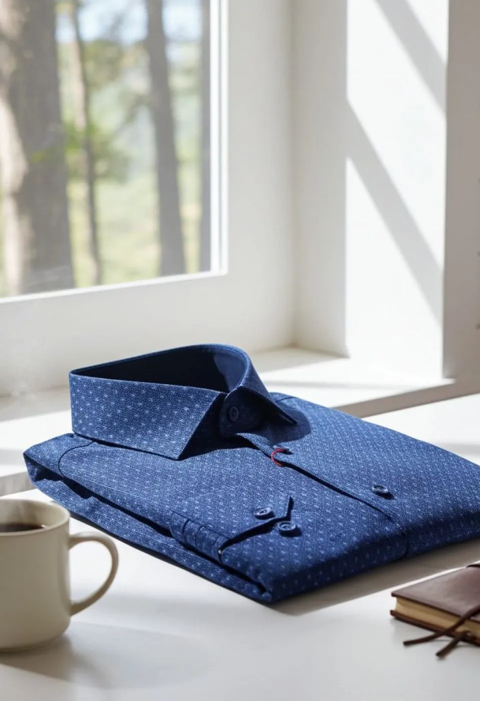 Slim Fit Uzun Kol Desenli Erkek Gömlek 3GMK321239008 - Giovanni Fratelli