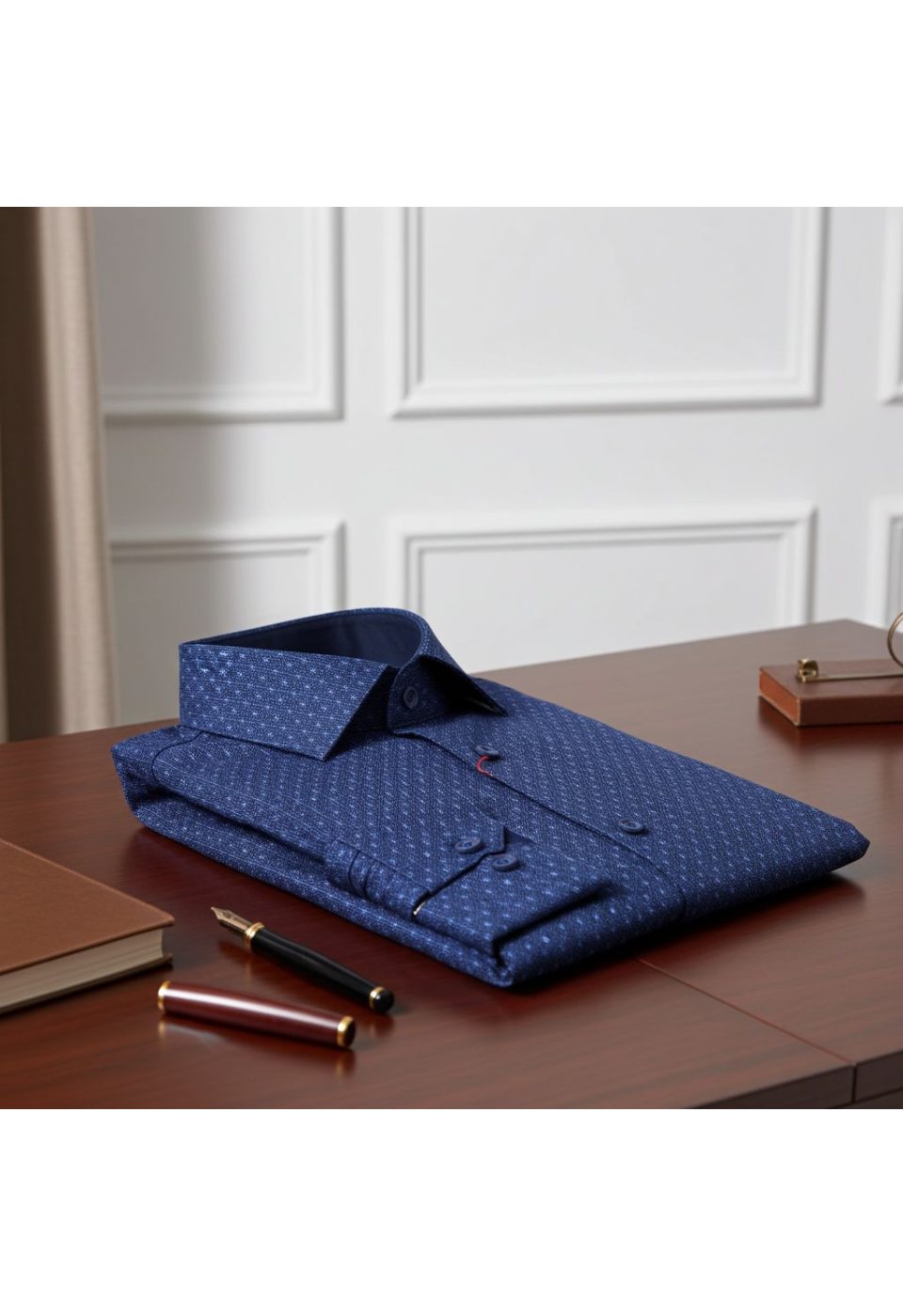 Slim Fit Uzun Kol Desenli Erkek Gömlek 3GMK321239008 - Giovanni Fratelli
