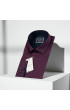 Slim Fit Uzun Kol Desenli Erkek Gömlek 3GMK321239009