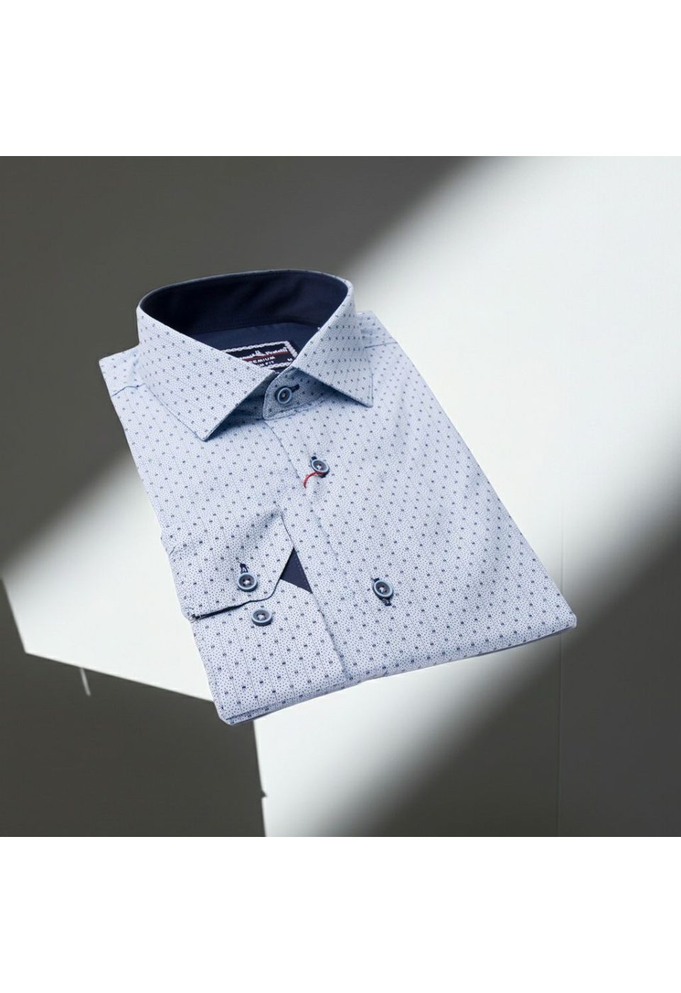 Slim Fit Uzun Kol Desenli Erkek Gömlek 3GMK321239011 - Giovanni Fratelli