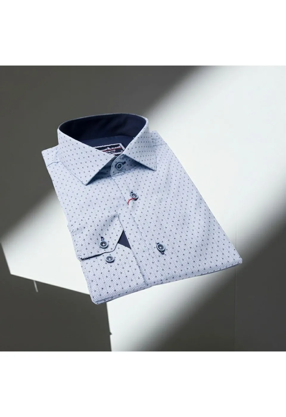 Slim Fit Uzun Kol Desenli Erkek Gömlek 3GMK321239011 - Giovanni Fratelli