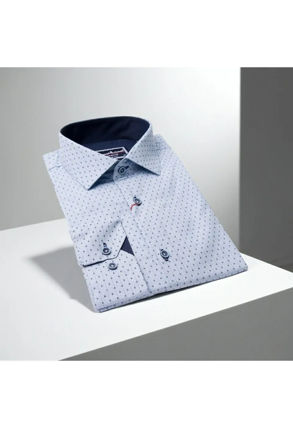 Slim Fit Uzun Kol Desenli Erkek Gömlek 3GMK321239011 - Giovanni Fratelli