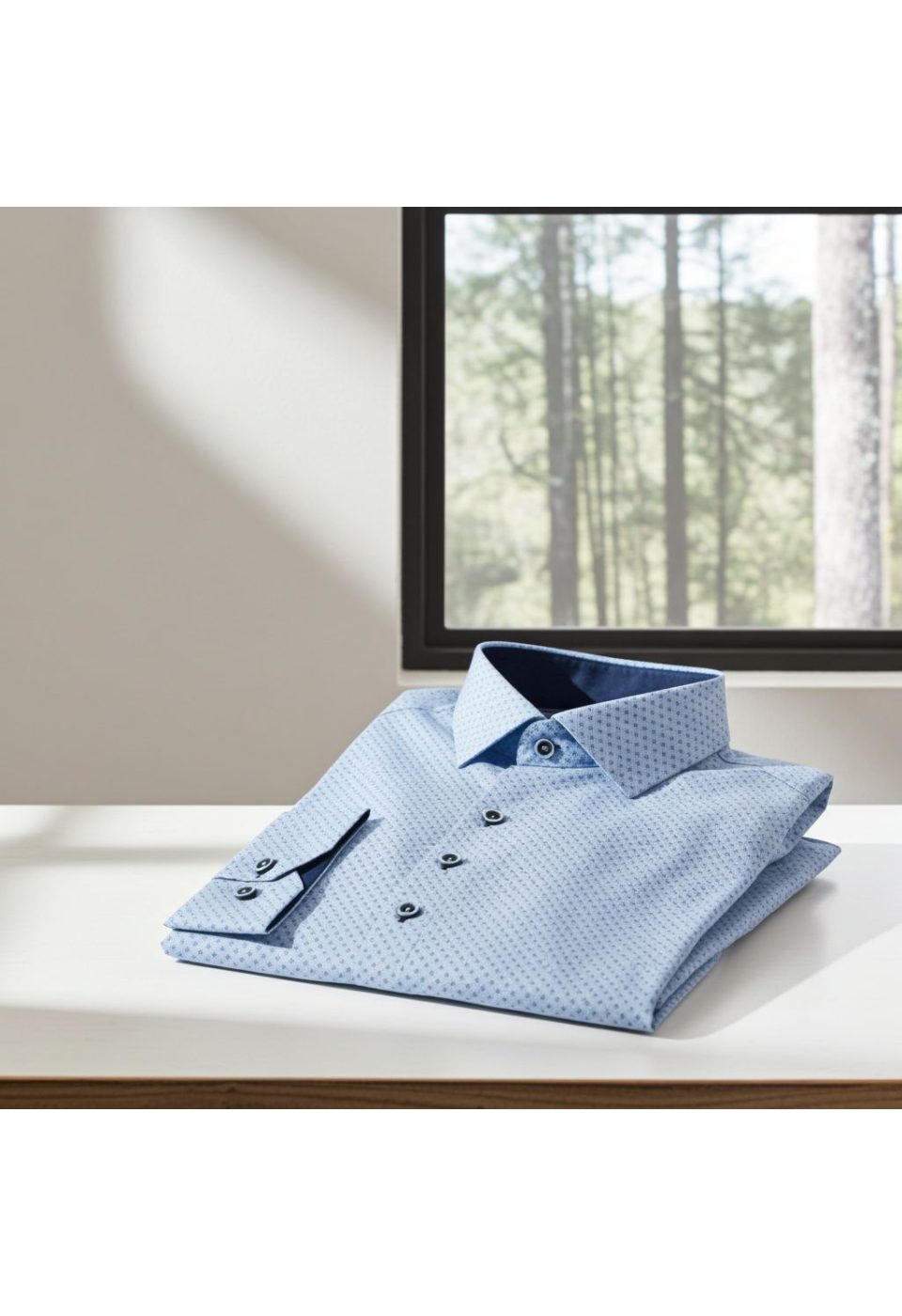 Slim Fit Uzun Kol Desenli Erkek Gömlek 3GMK321239012 - Giovanni Fratelli