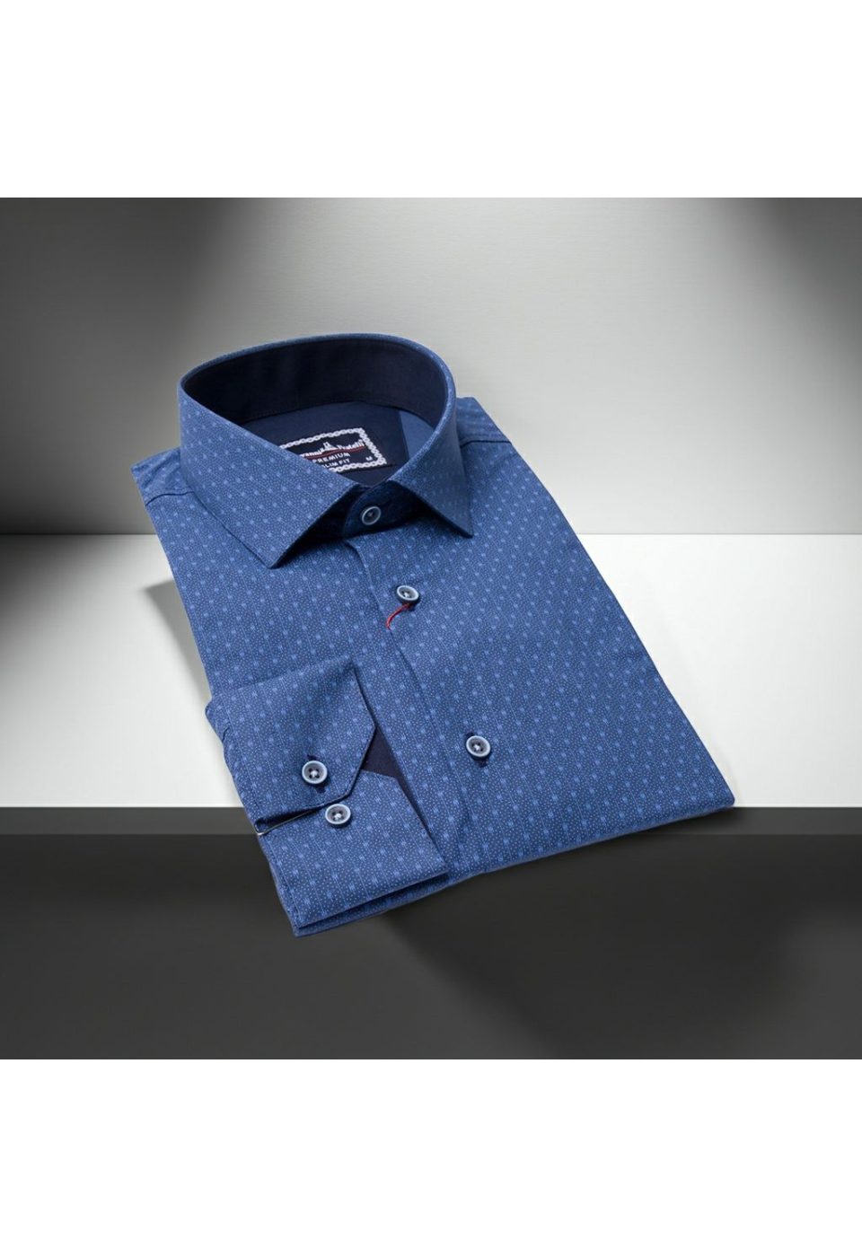 Slim Fit Uzun Kol Desenli Erkek Gömlek 3GMK321239014 - Giovanni Fratelli