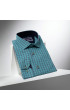 Slim Fit Uzun Kol Desenli Erkek Gömlek 3GMK311241001