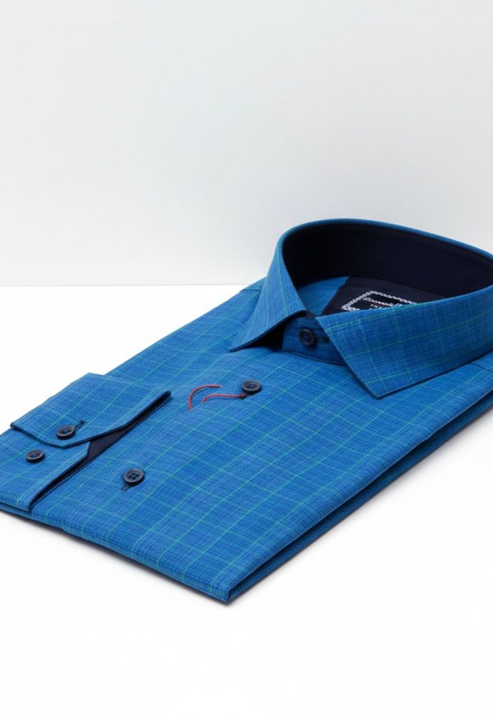 Slim Fit Uzun Kol Desenli Erkek Gömlek 3GMK311241006