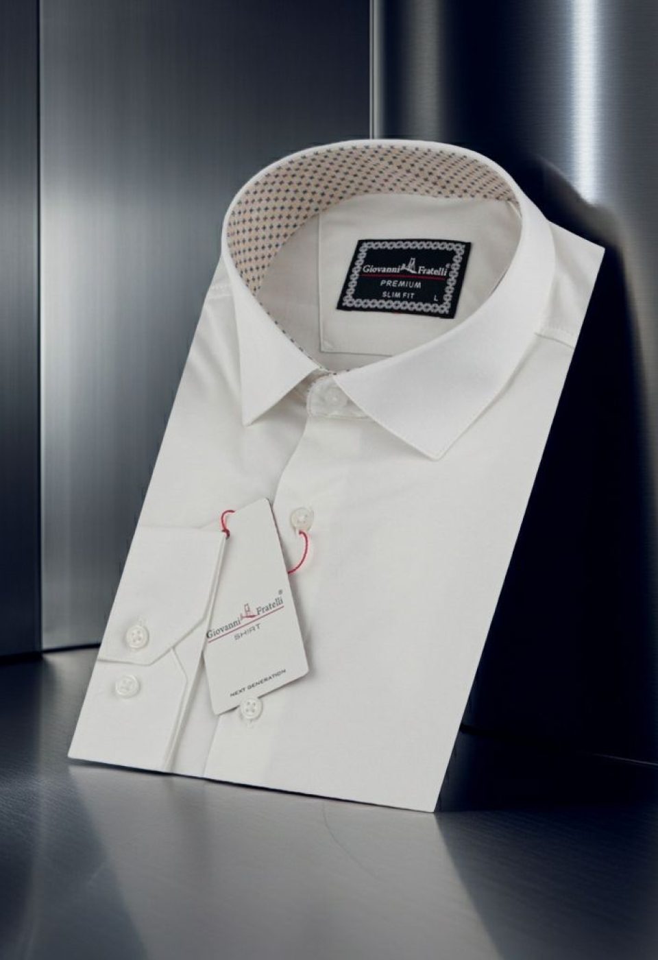 Slim Fit Uzun Kol Düz Renk Saten Erkek Gömlek 3GMK331244002