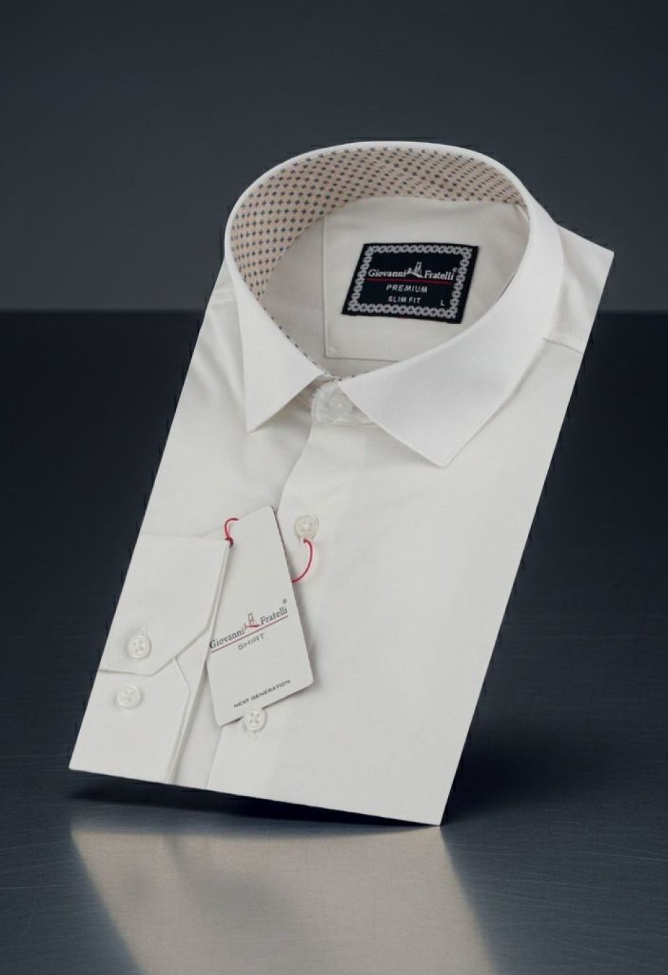 Slim Fit Uzun Kol Düz Renk Saten Erkek Gömlek 3GMK331244002 - Giovanni Fratelli