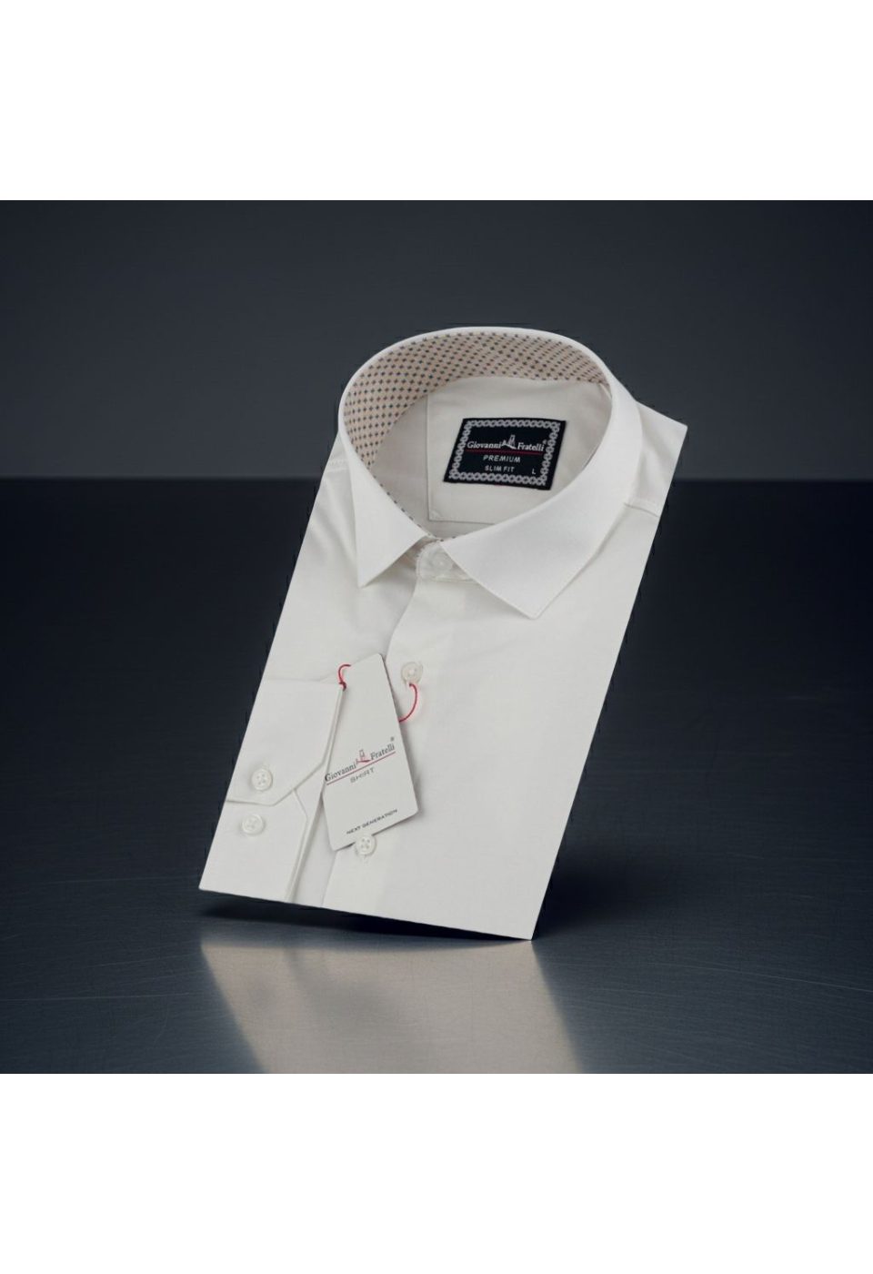 Slim Fit Uzun Kol Düz Renk Saten Erkek Gömlek 3GMK331244002 - Giovanni Fratelli