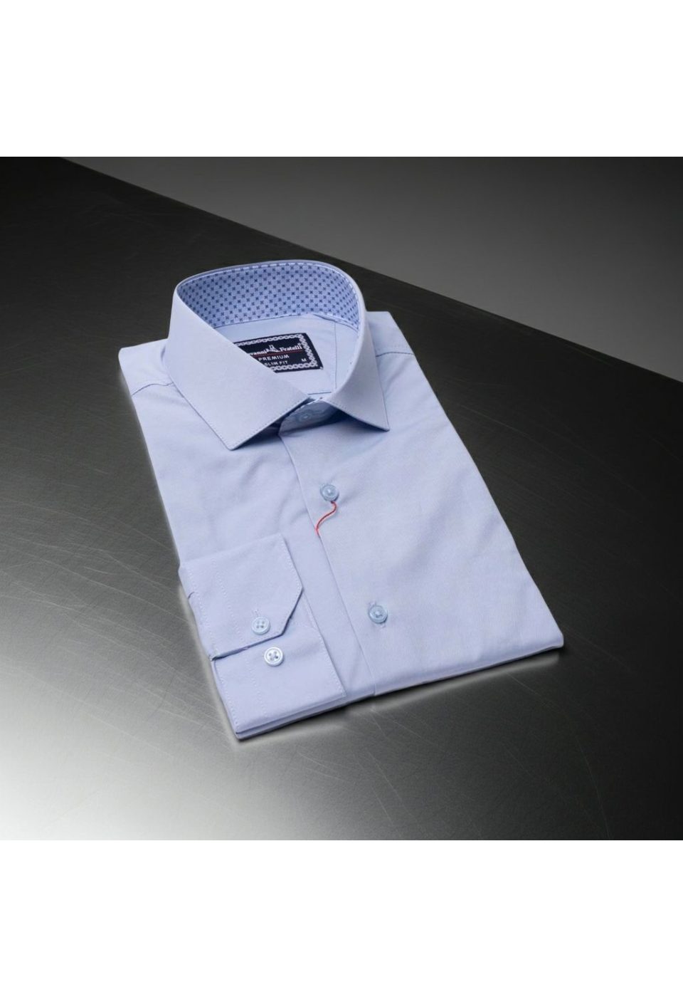 Slim Fit Uzun Kol Düz Renk Saten Erkek Gömlek 3GMK331244004 - Giovanni Fratelli