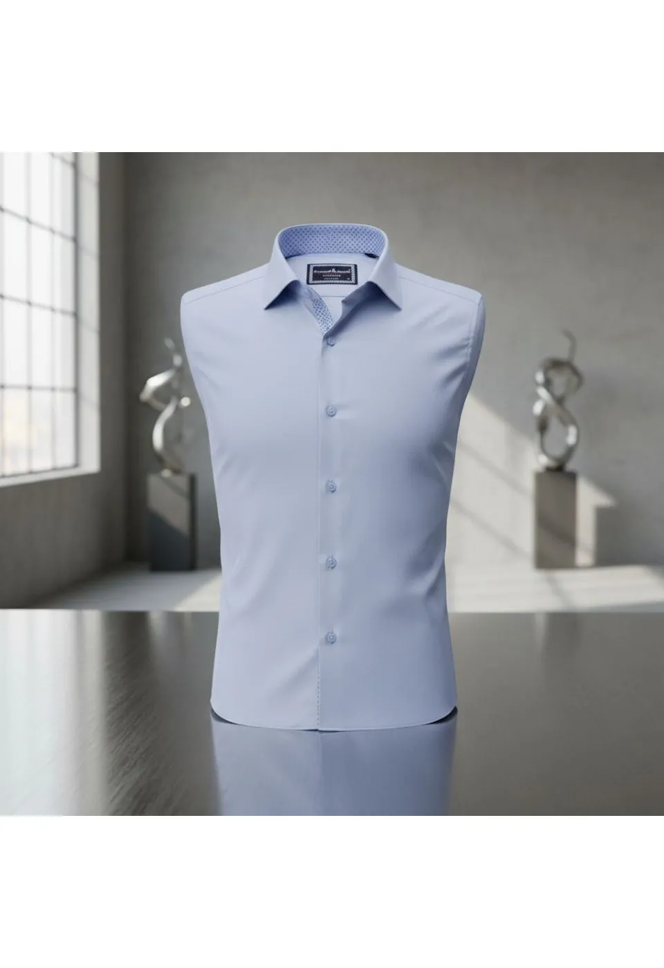 Slim Fit Uzun Kol Düz Renk Saten Erkek Gömlek 3GMK331244004 - Giovanni Fratelli
