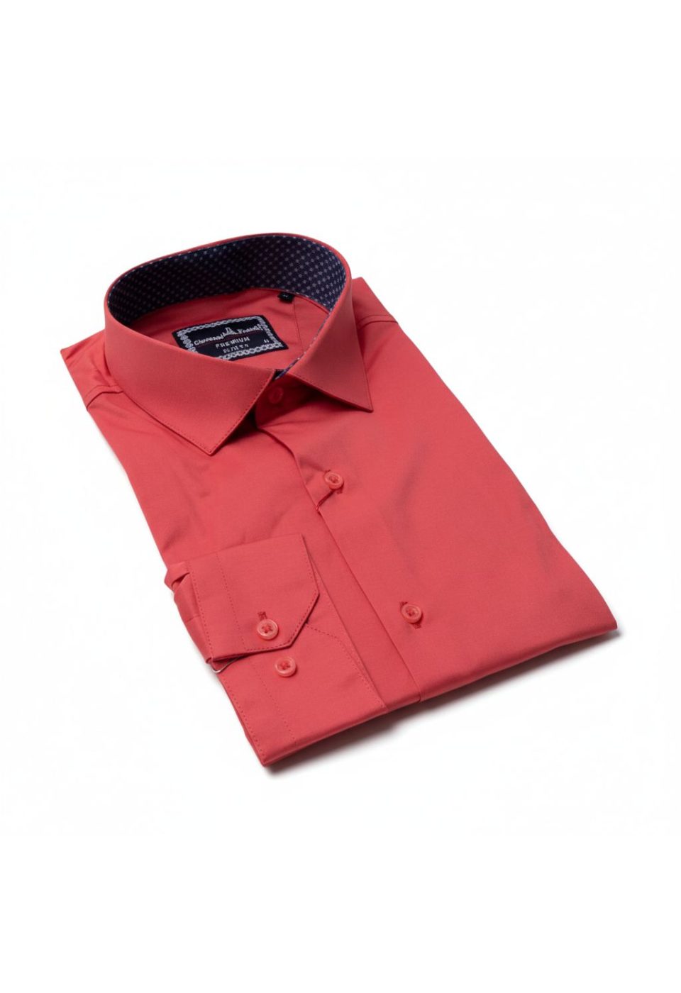 Slim Fit Uzun Kol Düz Renk Saten Erkek Gömlek 3GMK331244006 - Giovanni Fratelli