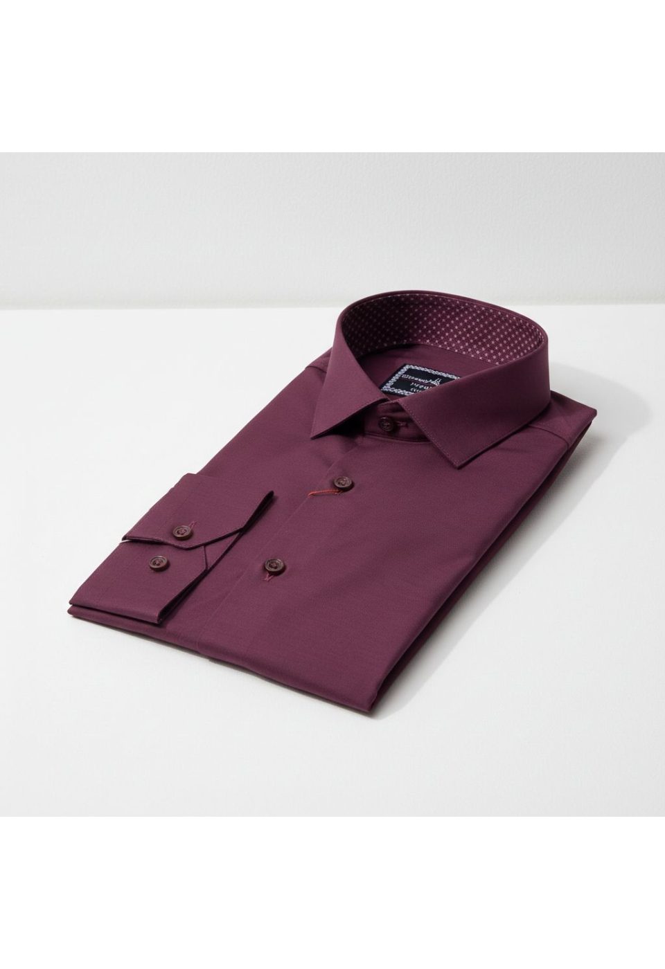 Slim Fit Uzun Kol Düz Renk Saten Erkek Gömlek 3GMK331244007 - Giovanni Fratelli