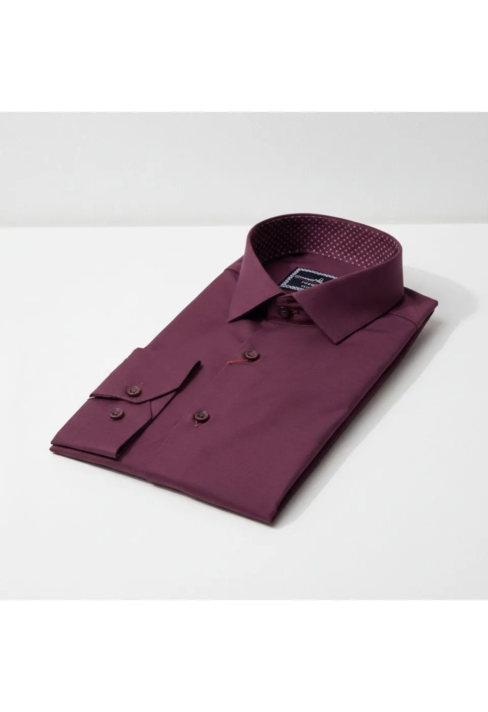 Slim Fit Uzun Kol Düz Renk Saten Erkek Gömlek 3GMK331244007 - Giovanni Fratelli