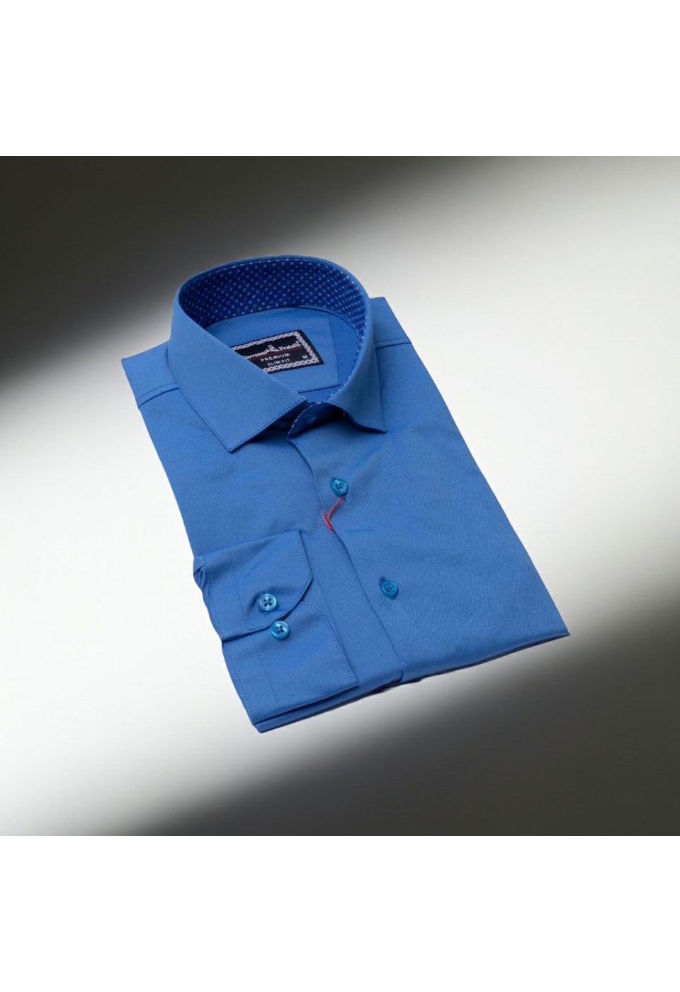 Slim Fit Uzun Kol Düz Renk Saten Erkek Gömlek 3GMK331244008 - Giovanni Fratelli